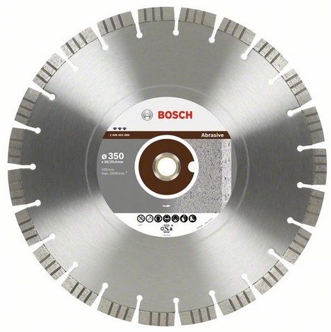 

Круг алмазный Bosch Best for abrasive 450x25.4 сегмент (2.608.602.688), Best for abrasive 450x25.4 сегмент (2.608.602.688)