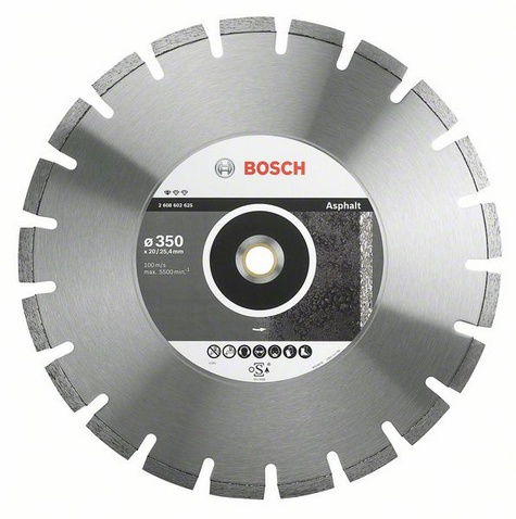 

Круг алмазный Bosch Ф500х25.4мм по асфальту (standard for asphalt 2.608.602.628, Ф500х25.4мм по асфальту (standard for asphalt 2.608.602.628)