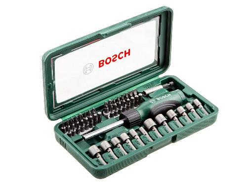 Изображение товара Набор отверток BOSCH X-LINE 46 с битами магниевый держатель и кейс