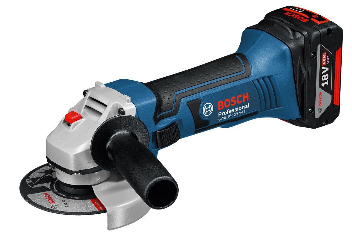 аккумуляторная шлифовальная машина bosch gws 18 125 (96) фото