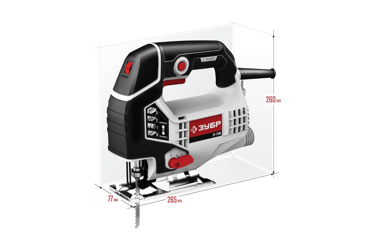Лобзик ЗУБР Л-710 - цена, отзывы, видео, фото - купить в Москве, СПб и РФ