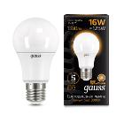 Изображение товара LED лампа GAUSS A60 16W E27 3000K теплый белый свет диммание не