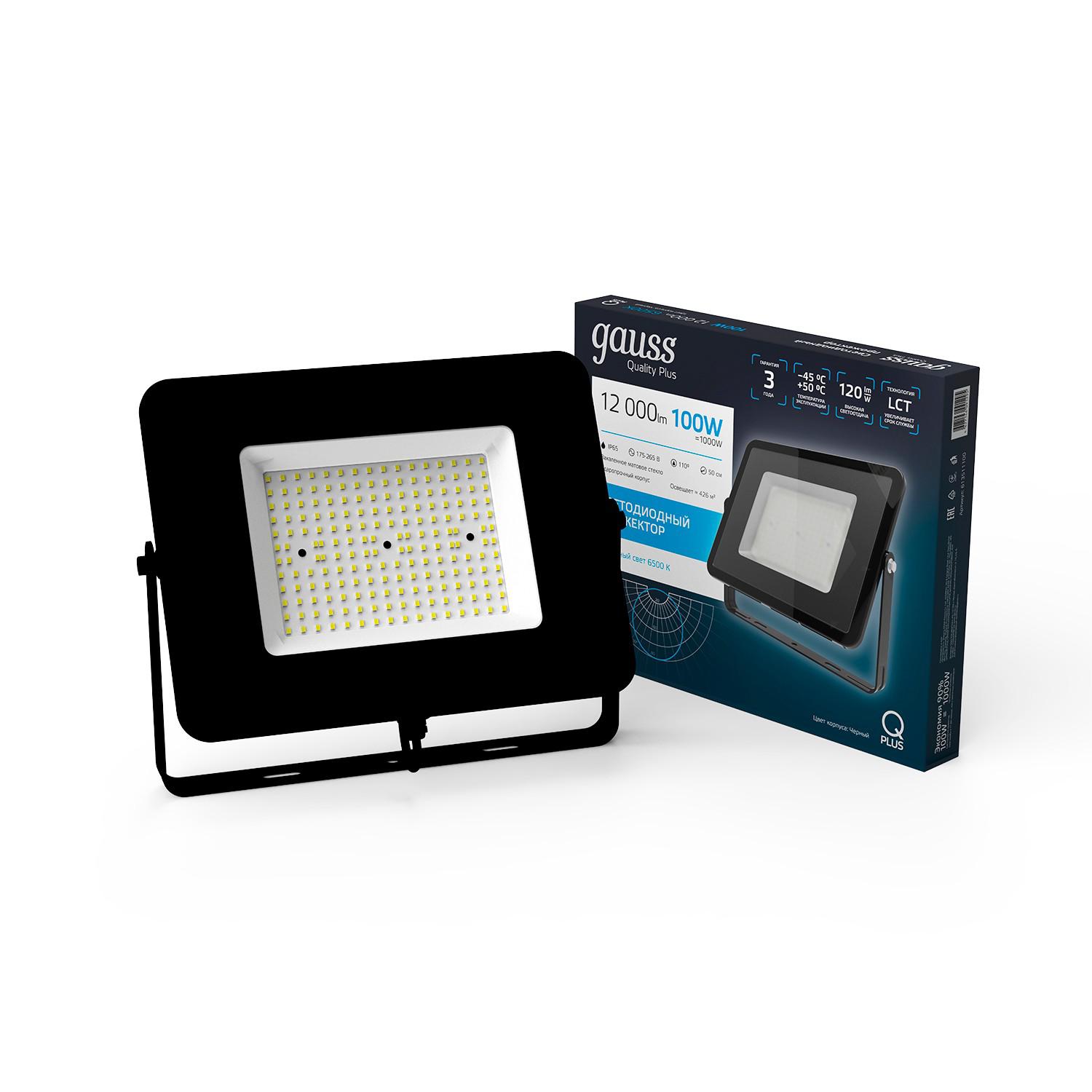 

Прожектор Gauss Led qplus 100w, Led qplus 100w
