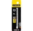 Изображение товара Сверло по металлу STAYER 3.5х70мм профессиональное HSS P6M5 Изображение товара Сверло по металлу STAYER 3.5х70мм профессиональное HSS P6M5