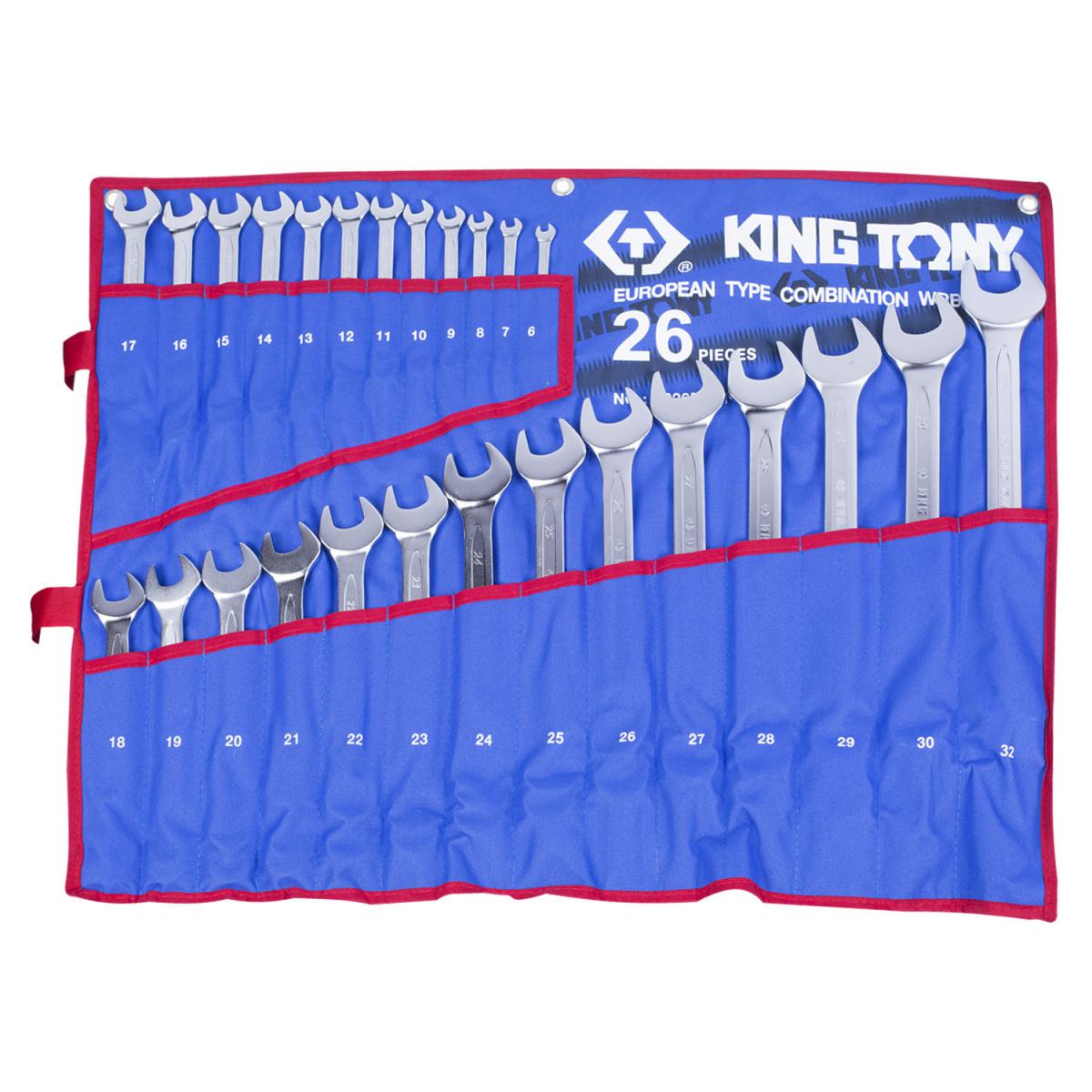 

Ключ комбинированный King tony 1226mrn, 1226mrn