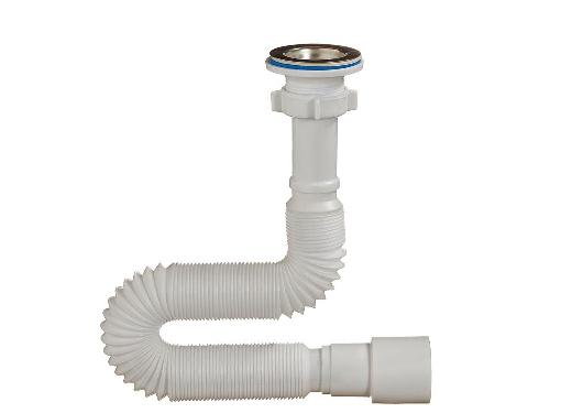 Изображение товара Сифон для умывальника ОРИО 19271 гофрированный 1250 мм