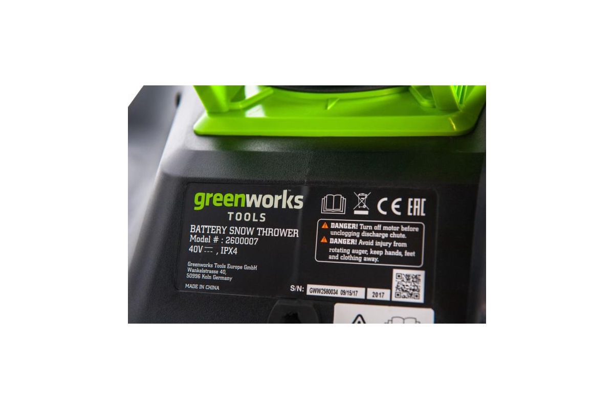 Greenworks gd40st