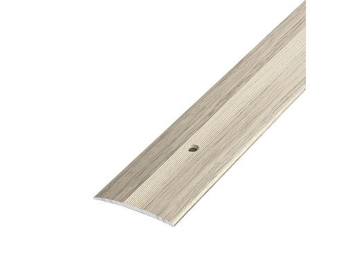 Изображение товара Порог стыкоперекрывающий клен беленый 37 мм, 1,8 м для напольных покрытий