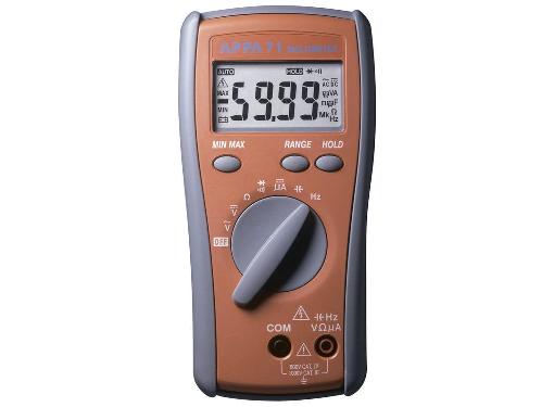 Изображение товара Мультиметр APPA 71 цифровой профессийный с True RMS, тест диодов, прозвонка, защита 1000 В