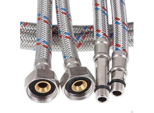 Изображение товара Гибкая подводка Millennium М10-елочка 60 см для воды с латунными гайками