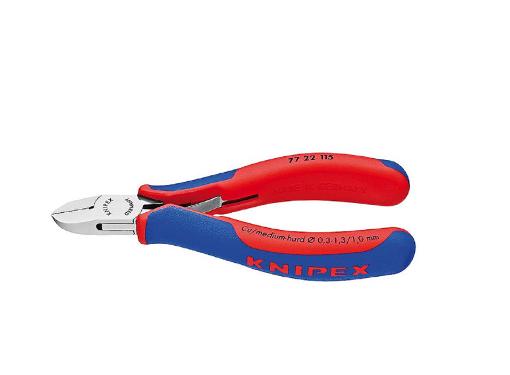 Изображение товара Бокорезы KNIPEX KN-7722115SB для электроники и точной механики 115 мм