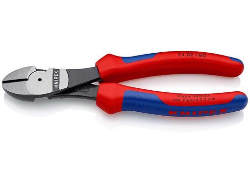 Изображение товара Бокорезы KNIPEX KN-7402180SB силовые 180 мм хромванадиевая сталь