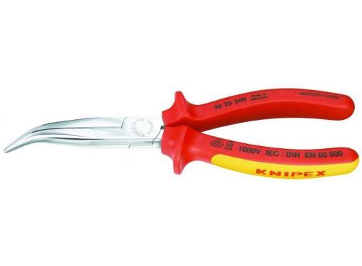 Изображение товара Длинногубцы KNIPEX KN-2626200SB с резцом для электромонтажа и электроники