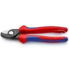 Изображение товара Профессиональный кабелерез KNIPEX KN-9512165TBK для медных и алюминиевых кабелей