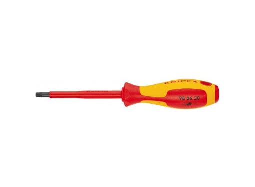 Изображение товара Отвертка KNIPEX KN-982630 диэлектрическая T30 для работы до 1000 В