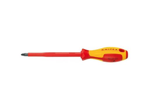 Изображение товара Отвертка KNIPEX KN-982504 PZ 4 диэлектрическая для работы до 1000 В