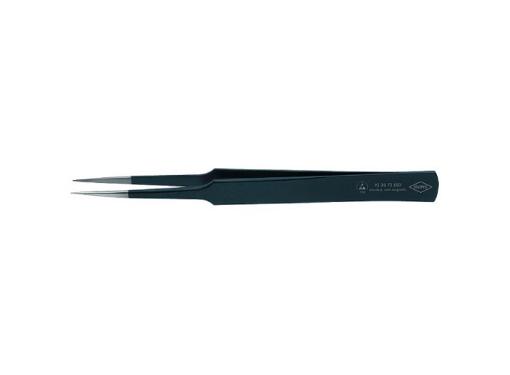 Антистатический прецизионный пинцет KNIPEX KN-922872ESD, нержавеющая немагнитная сталь, 135 мм