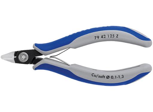 Изображение товара Профессиональные прецизионные боковые кусачки KNIPEX KN-7942125Z 125 мм