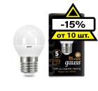 Изображение товара Светодиодная лампа GAUSS 105102107 E27 6.5W теплый свет 2700K