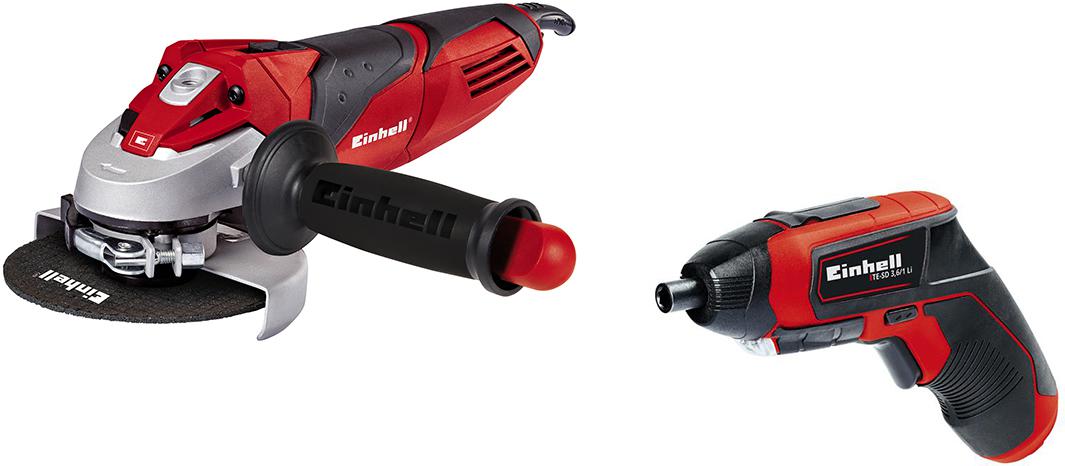 

Набор Einhell УШМ (болгарка) te-ag 125/750 + Диск и кожух +Отвертка аккумуляторная te-sd 3,6/1 li (4513501, УШМ (болгарка) te-ag 125/750 + Диск и кожух +Отвертка аккумуляторная te-sd 3,6/1 li (4513501)