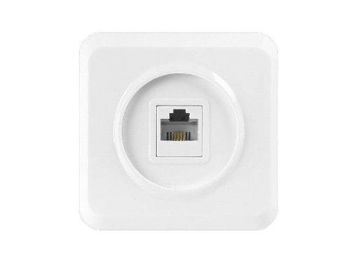 Изображение товара Розетка телефонная SMARTBUY SBE-03w-S1-PH Юпитер 1-местная белая
