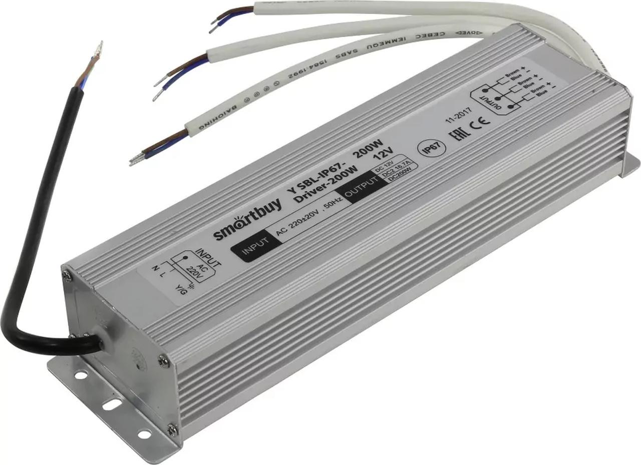 

Драйвер Smartbuy Sbl-ip67-driver-200w, Серый, Sbl-ip67-driver-200w