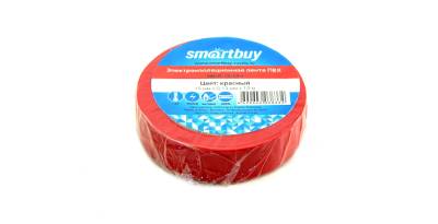 Изолента ПВХ SMARTBUY 15мм х 10м (SBE-IT-15-10-r)