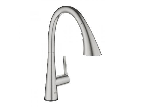 Изображение товара Сенсорный смеситель для кухни GROHE Zedra Touch суперсталь 30219DC2