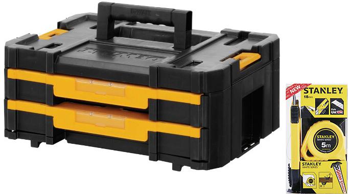 

Набор Stanley Ящик dewalt tstak dwst1-70706 +Набор stht74253-8, Ящик dewalt tstak dwst1-70706 +Набор stht74253-8