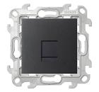 Изображение товара Розетка компьютерная Simon 24 RJ45 Cat 5е UTP графит