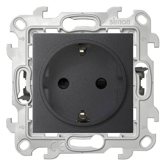 

Розетка Simon 2420432-038, Графит, 2420432-038