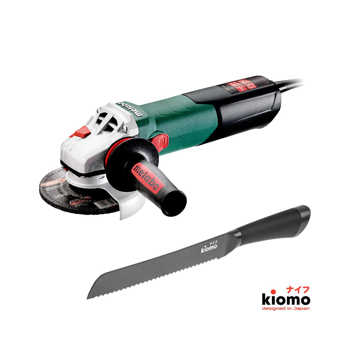 Набор Metabo УШМ (болгарка) WEV 17-125 Quick (600516000) + Японский нож  KIOMO - цена, фото - купить в Москве, СПб и РФ