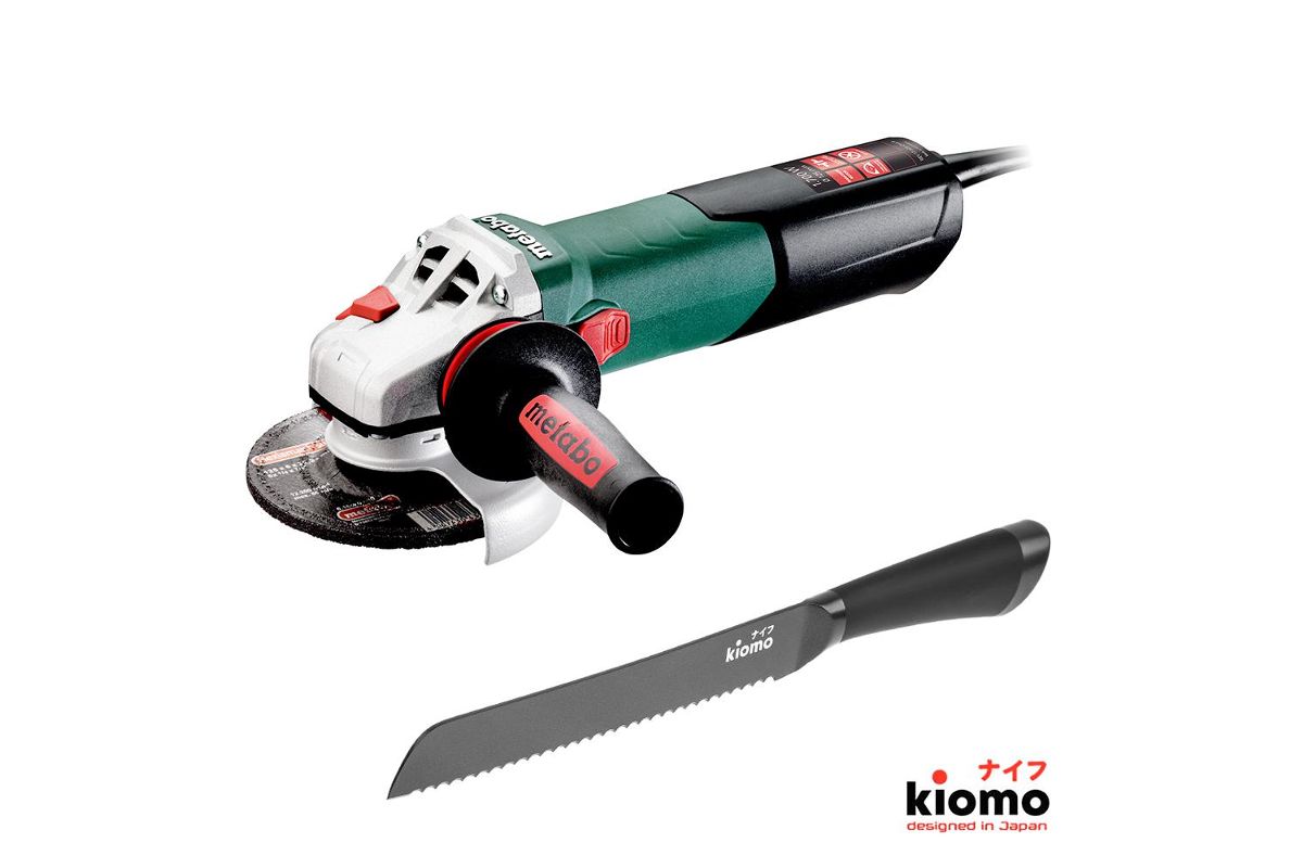 Набор Metabo УШМ (болгарка) WEV 17-125 Quick (600516000) + Японский нож  KIOMO - цена, фото - купить в Москве, СПб и РФ