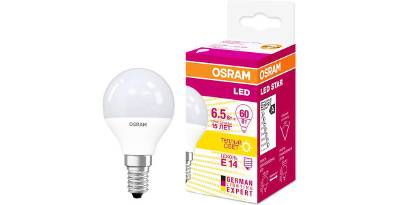   LEDVANCE OSRAM LEDSCLP60  6,5W/830 230VFR E14 FS1