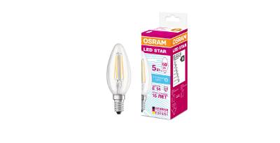   LEDVANCE OSRAM LSCLB60 CL  5W/840 230V FIL E14 FS1