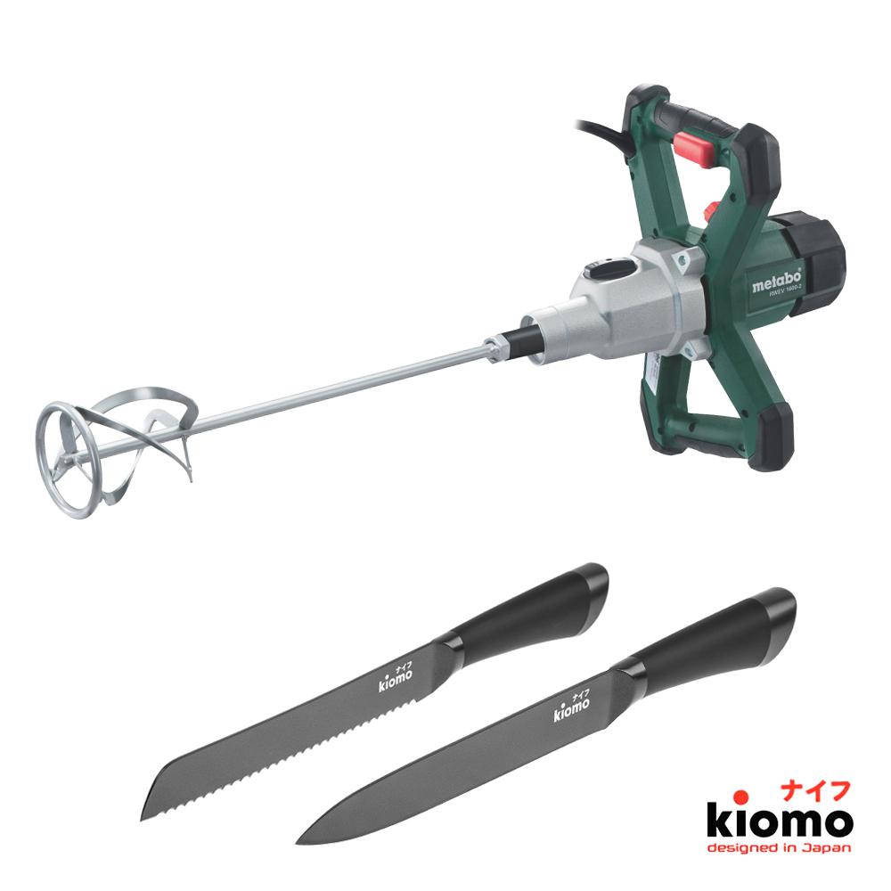 

Набор Metabo Миксер rwev 1600-2 (614047000) + два Японских ножа kiomo, Миксер rwev 1600-2 (614047000) + два Японских ножа kiomo