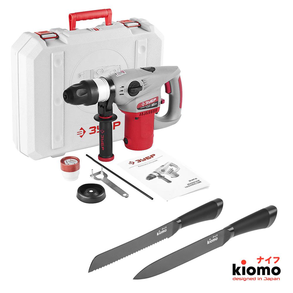 

Набор ЗУБР Перфоратор ЗП-805ЭК + два Японских ножа kiomo, Перфоратор ЗП-805ЭК + два Японских ножа kiomo
