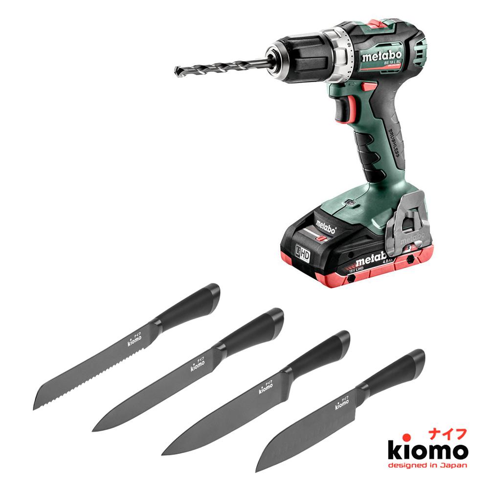 

Набор Metabo Шуруповерт bs 18 l bl 602326800 + четыре Японских ножа kiomo, Шуруповерт bs 18 l bl 602326800 + четыре Японских ножа kiomo