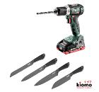 Изображение товара Набор METABO Шуруповерт BS 18 L BL 602326800 + четыре Японских ножа KIOMO Изображение товара Набор METABO Шуруповерт BS 18 L BL 602326800 + четыре Японских ножа KIOMO