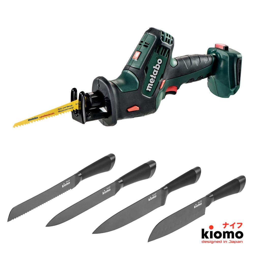 

Набор Metabo Ножовка sse 18 ltx compact (602266890) + четыре Японских ножа kiomo, Ножовка sse 18 ltx compact (602266890) + четыре Японских ножа kiomo