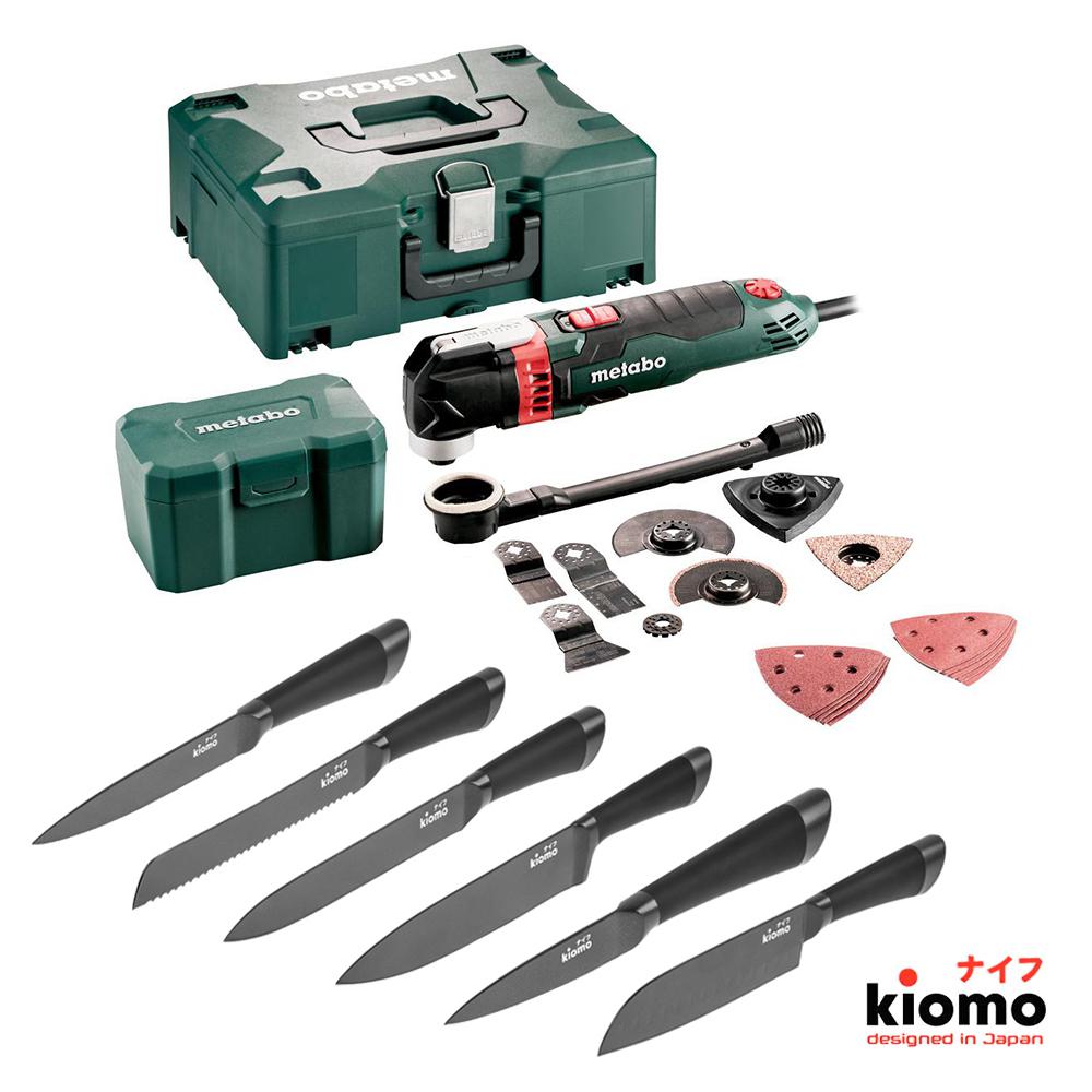 

Набор Metabo Инструмент многофункциональный mt 400 quick (601406700) + шесть Японских ножей kiomo, Инструмент многофункциональный mt 400 quick (601406700) + шесть Японских ножей kiomo