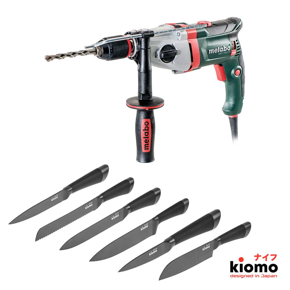 

Набор Metabo Дрель ударная sbev 1300-2 (600785500) + шесть Японских ножей kiomo, Дрель ударная sbev 1300-2 (600785500) + шесть Японских ножей kiomo