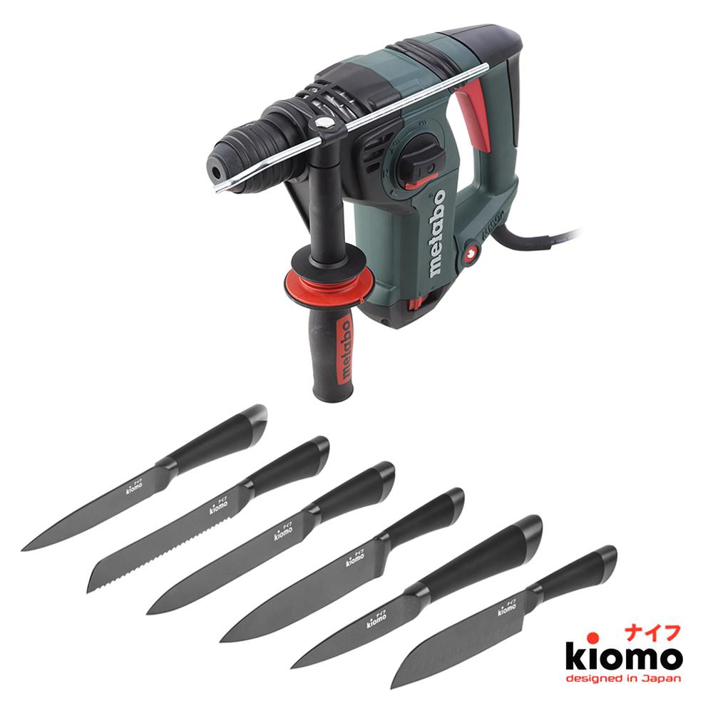 

Набор Metabo Перфоратор khe 3250 (600637000) + шесть Японских ножей kiomo, Перфоратор khe 3250 (600637000) + шесть Японских ножей kiomo