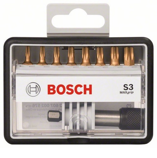 

Набор бит Bosch Robust line max grip tx 25 мм, 8 шт. (2.607.002.576), Robust line max grip tx 25 мм, 8 шт. (2.607.002.576)