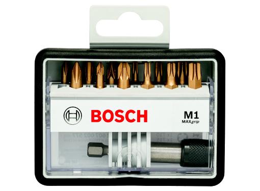 Изображение товара Набор бит BOSCH Robust Line Max Grip 25 мм 12 шт. универсальный комплект для ремонта и монтажа