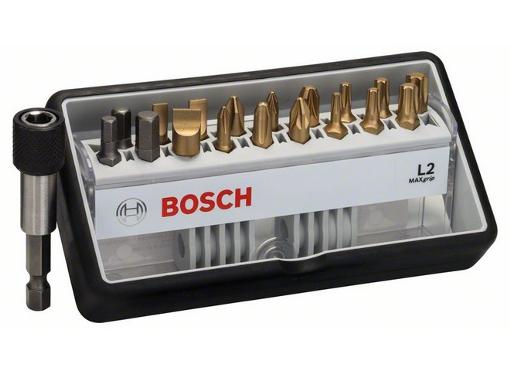 Изображение товара Набор бит BOSCH 25 мм Robust Line Max Grip 18 шт с кейсом
