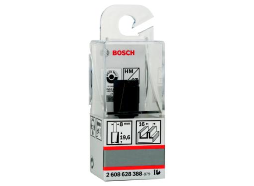 Изображение товара Болтовая пазовая фреза BOSCH 16мм диаметр хвостовика 8мм длина 51мм высота 20мм прочная немецкая