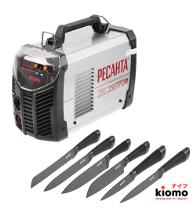 РЕСАНТА Сварочный аппарат САИ 250 ПРОФ + шесть Японских ножей KIOMO
