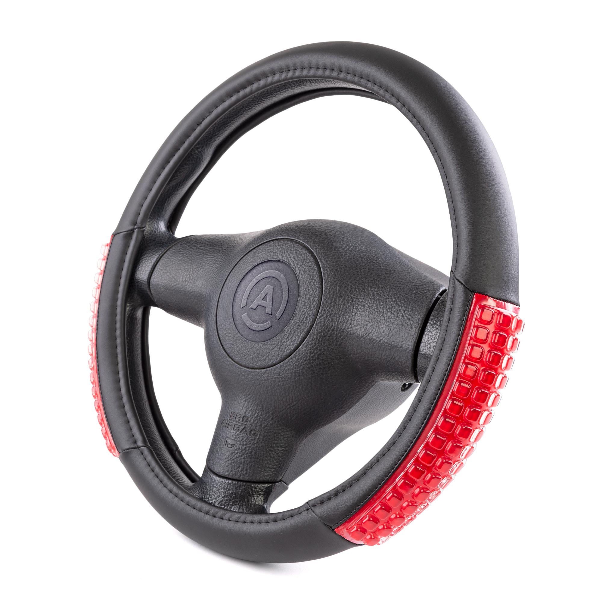 

Оплетка Autoprofi Ap-1947 bk/rd, Ap-1947 bk/rd