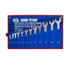Изображение товара Набор рожковых ключей KING TONY 1112MRN 12 шт хромированная сталь